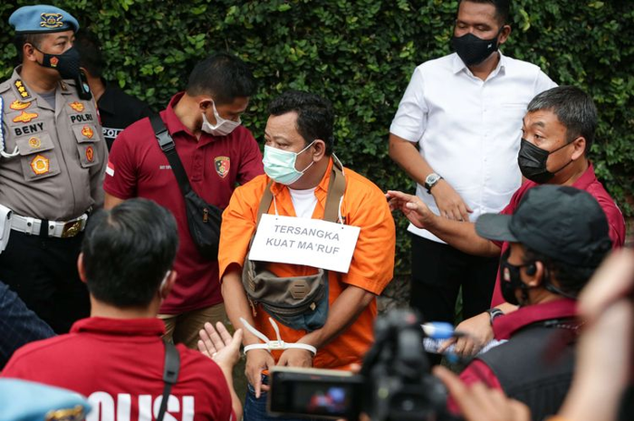 Rekonstruksi pembunuhan Brigadir J.