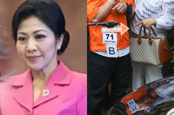 Putri Candrawathu tenteng tas puluhan juta saat rekonstruksi