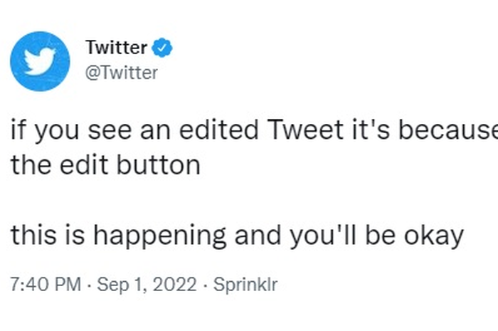 Twitter sedang menguji coba fitur baru 'edit tweet'