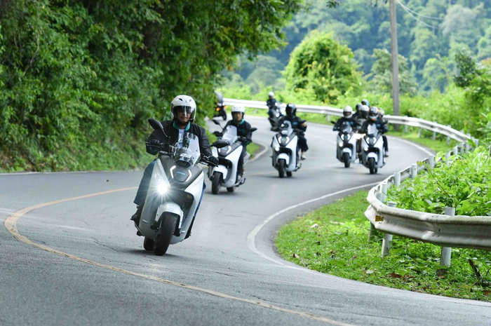 Ilustrasi Bali akan siapkan jalur khusus motor listrik