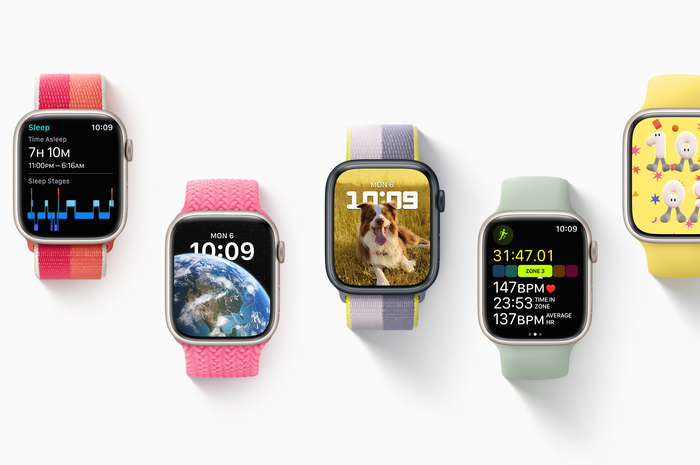 Tampilan baru watchOS 9 pada Apple Watch 