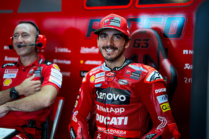 Francesco Bagnaia pole position jadwal MotoGP Aragon 2022, kalau sampai juara MotoGP Aragon 2022 bikin sejarah pembalap Ducati pertama