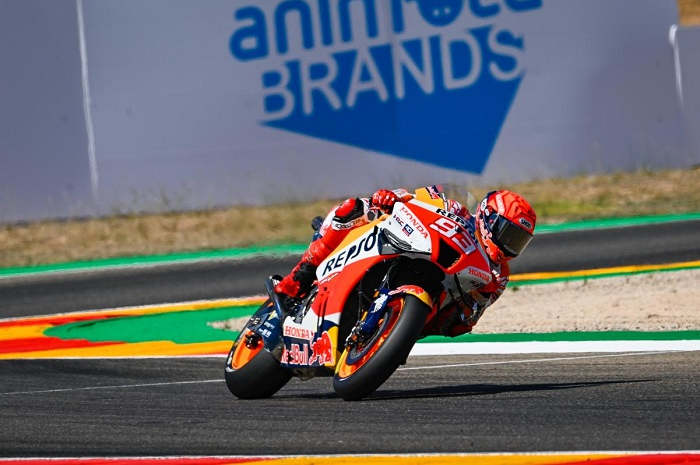 Pembalap Repsol Honda, Marc Marquez lebih pilih perbaiki diri dan fokus pengembangan motor Honda RC213V di MotoGP Jepang 2022.