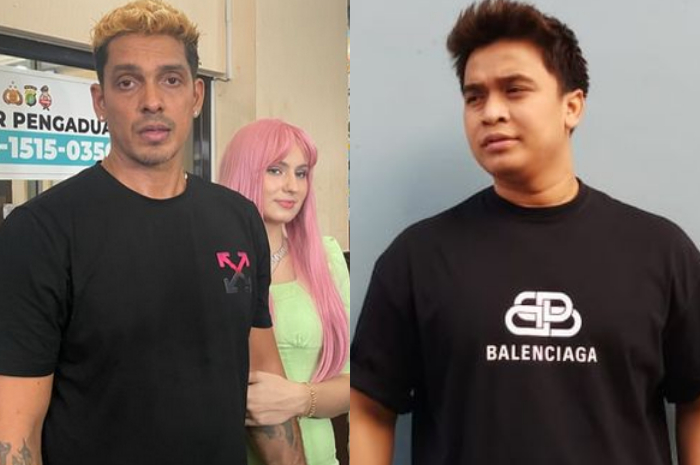 Robby Shine laporkan Billy Syahputra ke kantor polisi.