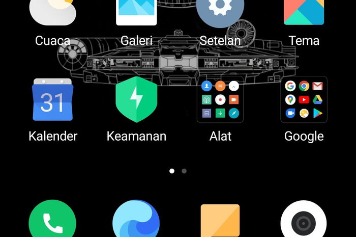 Menu Setelan MIUI 