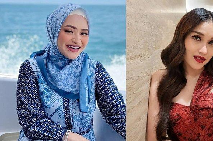 Nathalie Holscher dan Ayu Ting Ting