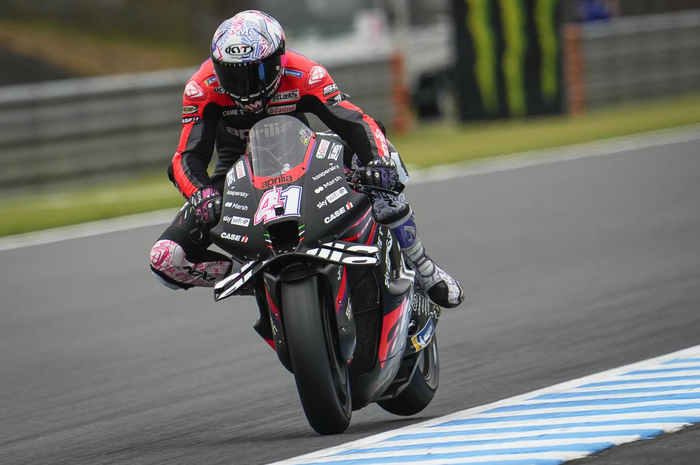 Pembalap Aprilia Racing, Aleix Espargaro senang Marc Marquez tampil di depan balapan MotoGP Jepang 2022