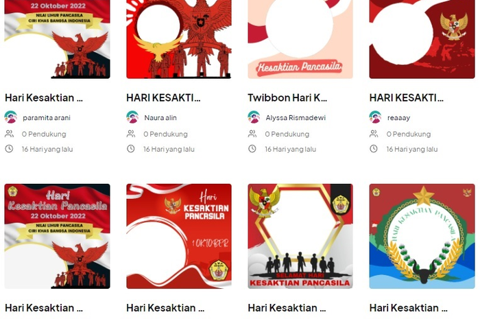 Twibbon Hari Kesaktian Pancasila 2022