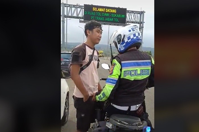Geger, video oknum Polantas minta uang damai Rp 600 ribu di Bogor.