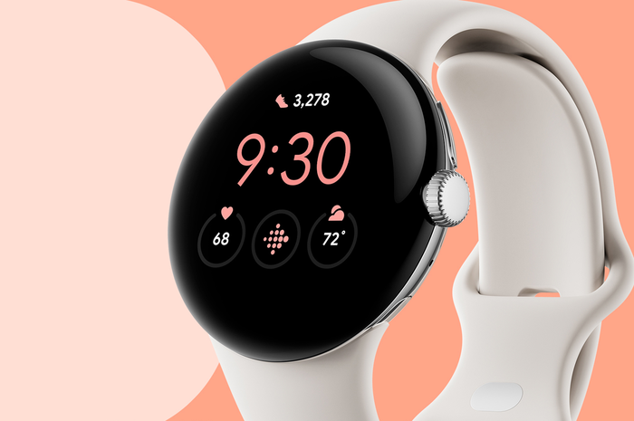 Tampilan user interface Fitbit pada Google Pixel Watch 