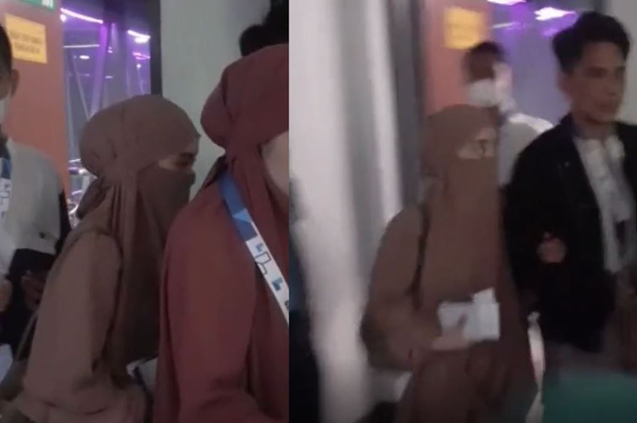 Tanpa Ditemani Rizky Billar, Lesti Kejora Berangkat Umroh usai Alami KDRT, Gendong Baby L.