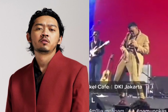 Pamungkas viral di Twitter lantaran menggosokkan hape fans ke alat vitalnya.