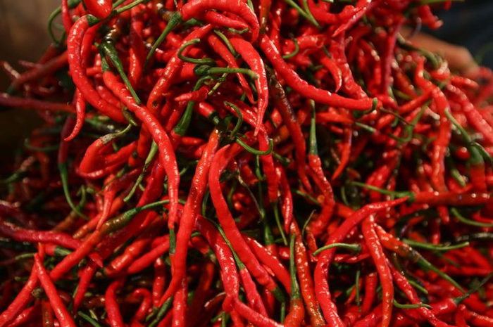 Gambar ilustrasi. Harga sembako cabai merah keriting