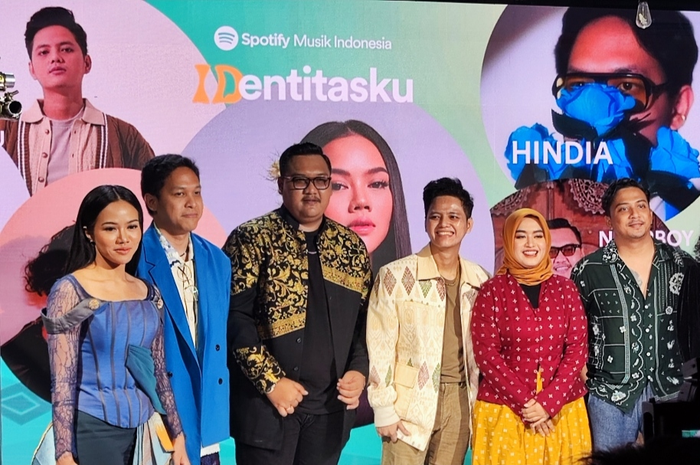 Peluncuran kampanye IDentitasku dari Spotify untuk dukung musik Indonesia, Selasa (11/10).
