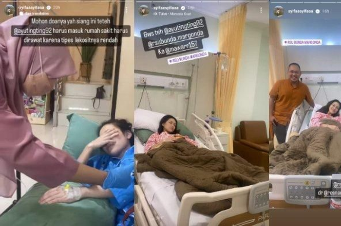 Ayu Ting Ting dilarikan ke rumah sakit