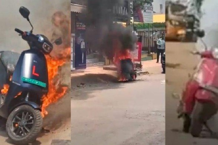 Motor listrik meledak bisa karena baterai panas
