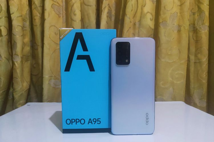 Harga hp second OPPO A95 8/128GB fullset per bulan Oktober 2022