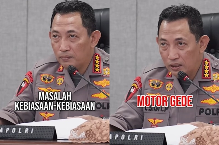 Kapolri Jenderal Listyo Sigit Prabowo larang polisi pamer motor gede.