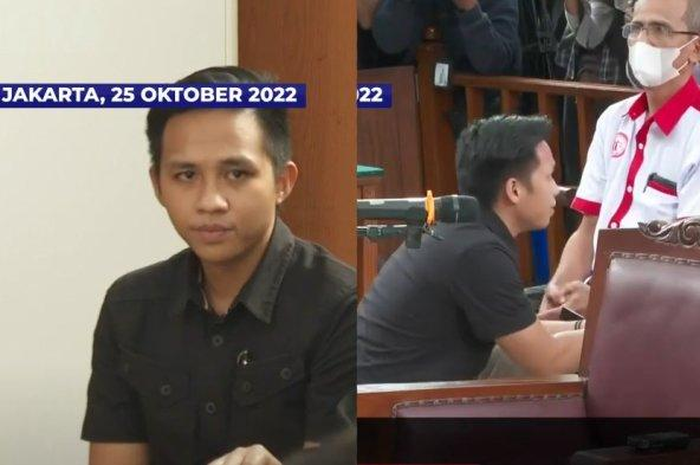 Momen Bharada E bersimpuh di hadapan orang tua Brigadir J.