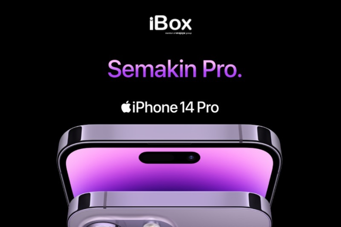 Poster Pre-order iPhone 14 dan iPhone 14 Pro di situs iBox