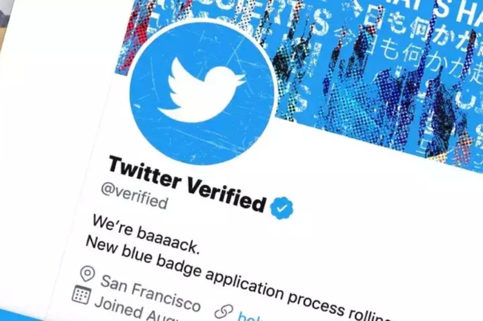 Ilustrasi akun Twitter terverifikasi