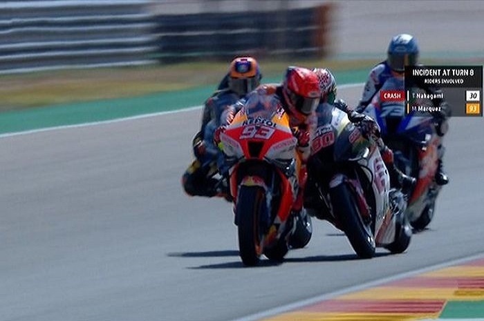 Senggolan dengan Marc Marquez (Repsol Honda), Takaaki Nakagami bakal balapan di MotoGP Valencia 2022, serius?