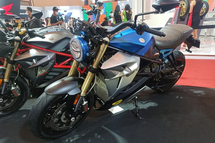 Motor listrik Energica EsseEsse9 tampil di IMOS 2022.