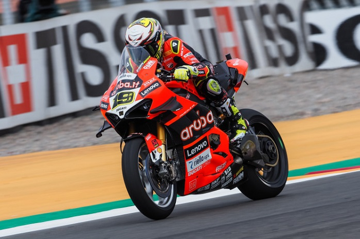 Ilustrasi jadwal WSBK Mandalika 2022. Pembalap Aruba.it Racing-Ducati Alvaro Bautista bakal kunci gelar juara dunia WSBK 2022.