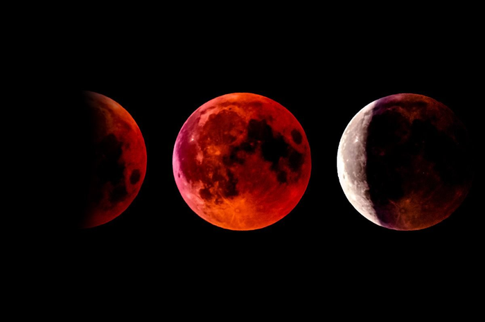 (Ilustrasi) Gerhana Bulan Total