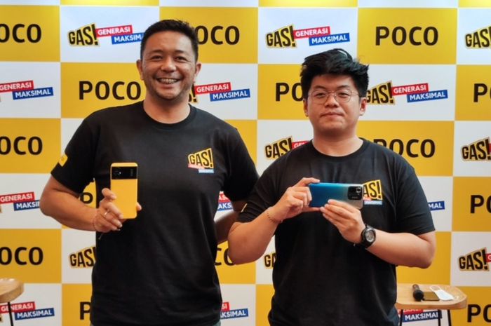 Konferensi pers peluncuran POCO M5s dan POCO M5, Selasa (8/11).