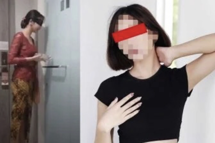 Ternyata 1 pemeran video viral wanita kebaya kebaya merah mengalami gangguan jiwa. Foto tersangka sengaja disebarkan.