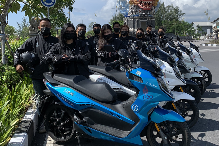 Motor listrik Alva One siap mengantar delegasi KTT G20 menikmati fasilitas di Bali