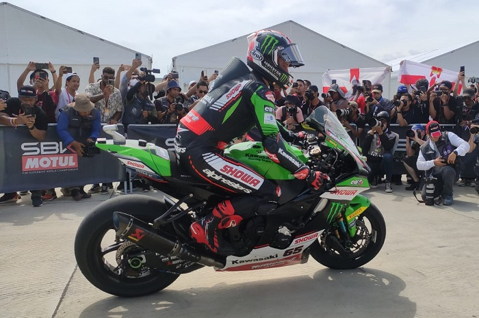 Pembalap Kawasaki Racing Team, Jonathan Rea pertahankan podium WSBK Mandalika 2022.