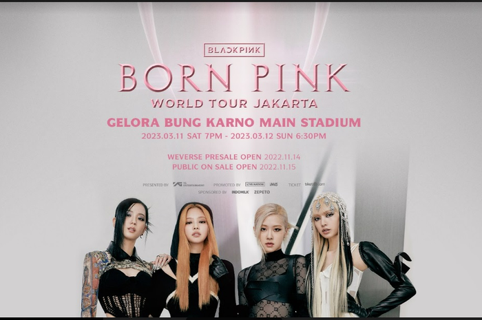 Cara mudah beli tiket BLACKPINK World Tour di Tiket.com beserta daftar harganya.