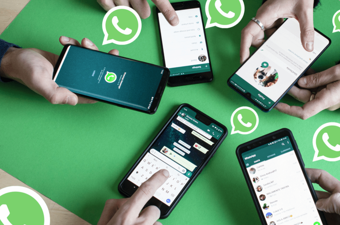 Ilustrasi companion mode pada WhatsApp Web