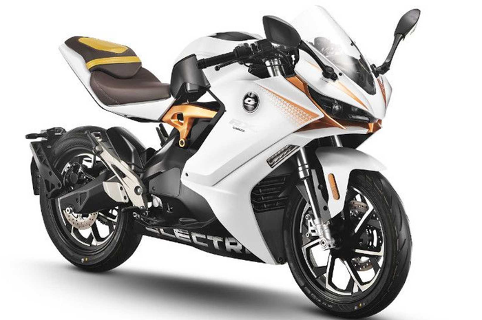 QJMotor hadirkan konsep motor listrik bergaya sport fairing.
