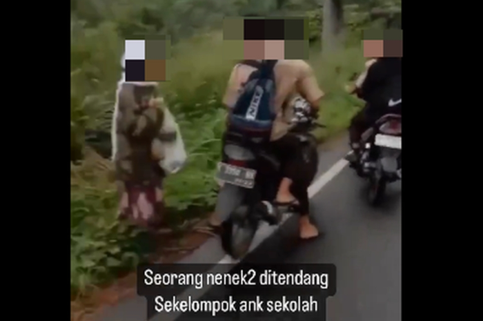 Viral 6 Pelajar SMK Tendang Nenek ODGJ, Karena Iseng, Keenam Pelaku Ditangkap!
