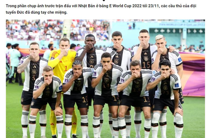 Aksi foto timnas Jerman yang mengandung makna dukungan LGBT.