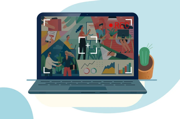 Ilustrasi cara merekam layar tanpa aplikasi dan hanya menggunakan PowerPoint 