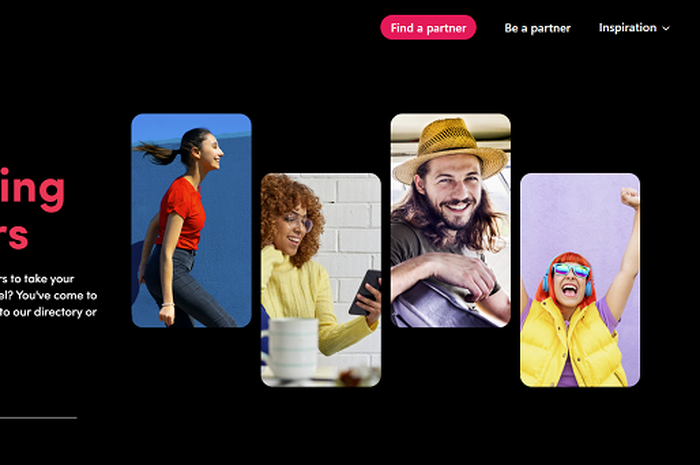 Ilustrasi Website Masketing Partner TikTok