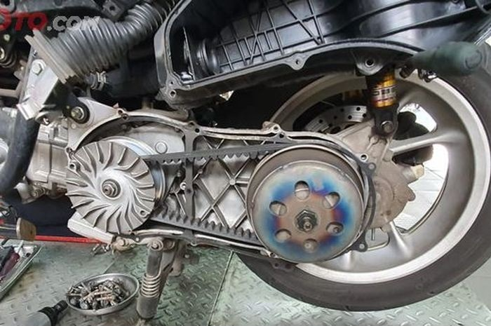 Ilustrasi CVT motor Yamaha NMAX baru.