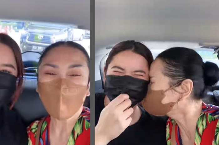 Titi DJ menangis haru kala melihat Stephanie Poetri pulang ke Indonesia.