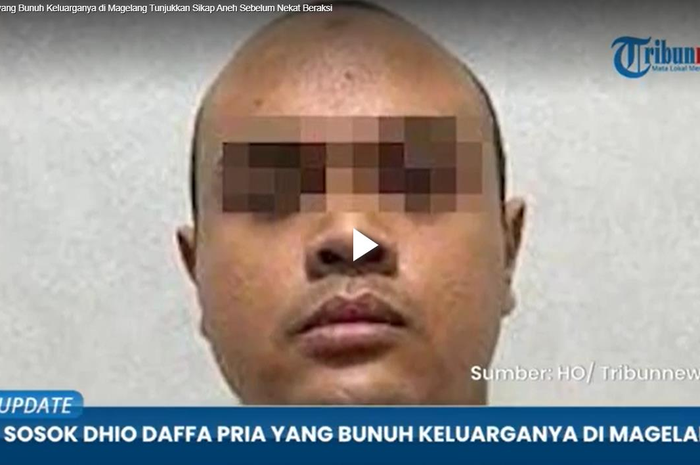 DDS alias Dhio pelaku pembunuhan satu keluarga di Magelang