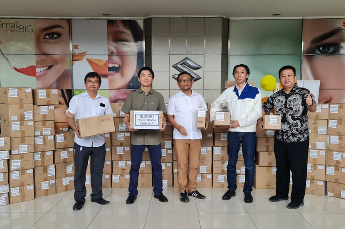 Suzuki memberikan bantuan untuk korban Gempa di Cianjur