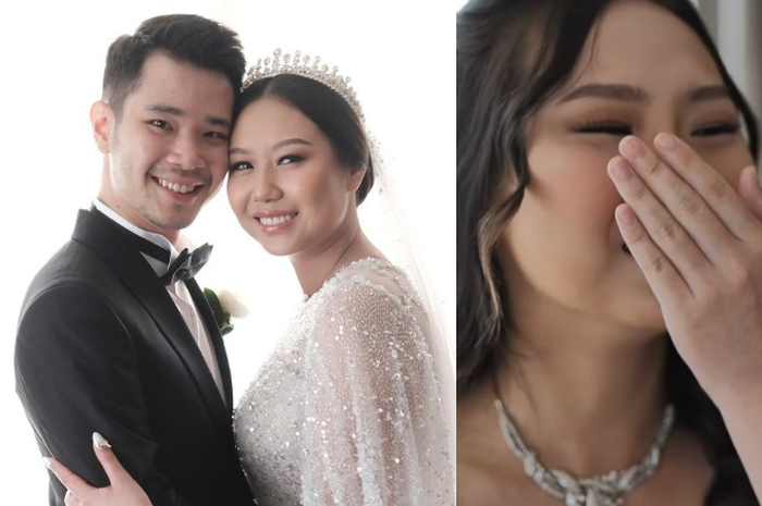Kolase foto pernikahan Sisca Kohl - Jess No Limit dan Aliyyah Kohl