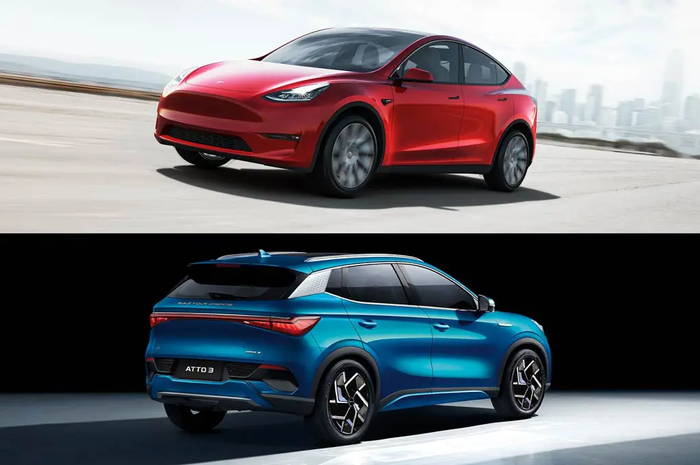 Tesla Model Y dan BYD Atto 3