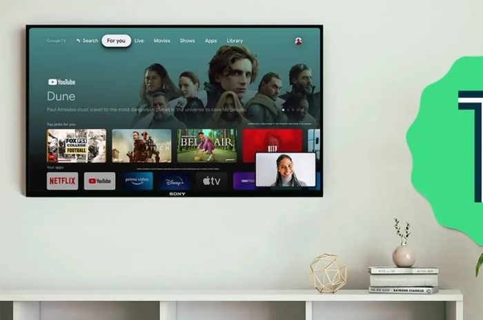 Ilustrasi Android TV 13 