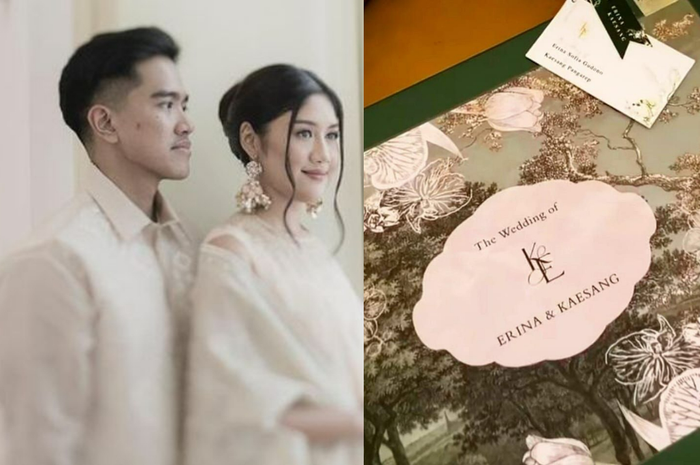 Menilik undangan pernikahan Kaesang Pangarep dan Erina Gudono
