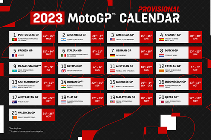 Terungkap 4 hal baru di MotoGP 2023 yang bikin penasaran fanatikan MotoGP