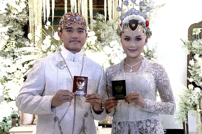 Kaesang Pangarep dan Erina Gudono sah jadi suami istri